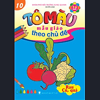 Tô Màu Mẫu Giáo Theo Chủ Đề  10 – Rau, Củ, Quả